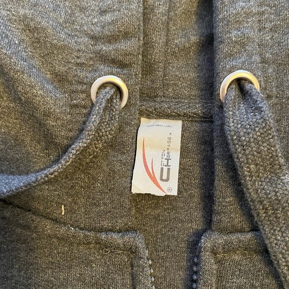 COTTON  HERITAGE Gray men sweater with hoodie/XXL - Picture 4 of 6